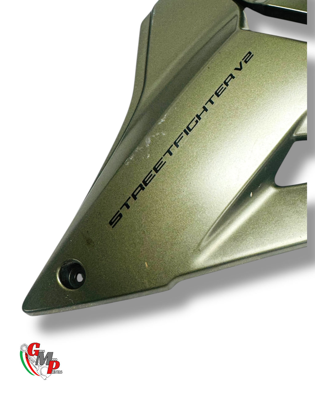 Carénage sabot droit vert "Army Green" - Ducati