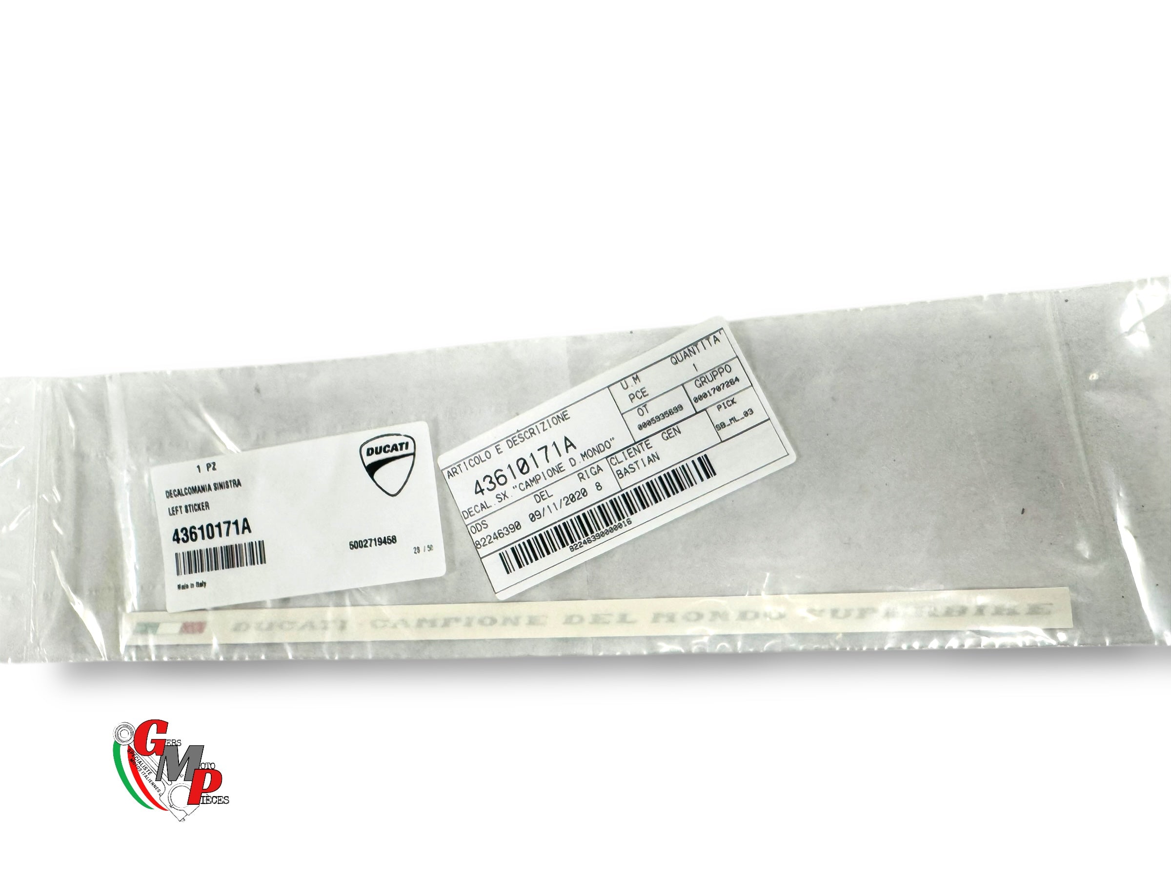New Desmoquattro Sticker - Ducati