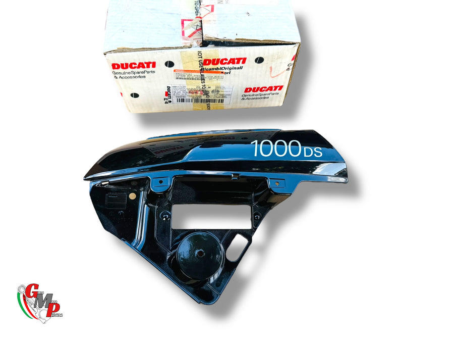 Left half fairing, black, NEW - Ducati