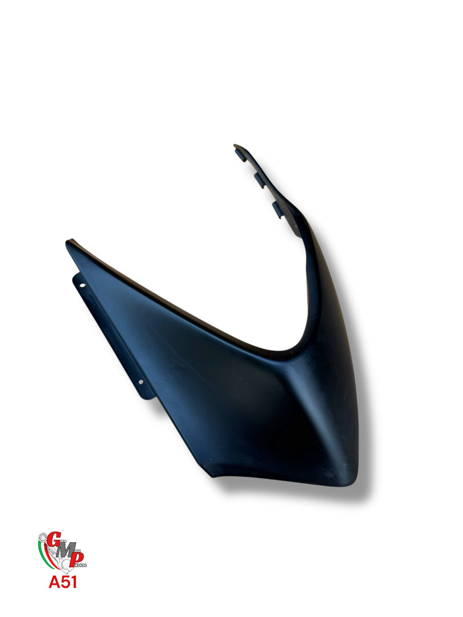 Matte black right headlight fairing extension - Ducati