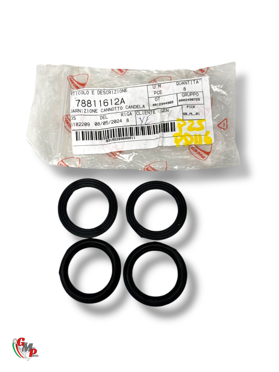 NEW spark plug well gasket - Ducati