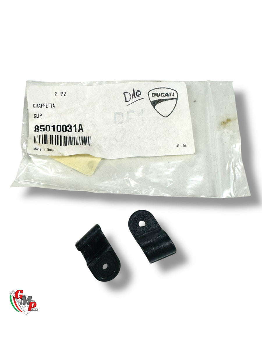 Black Hook Front Brake Hose Passage NEW - Ducati