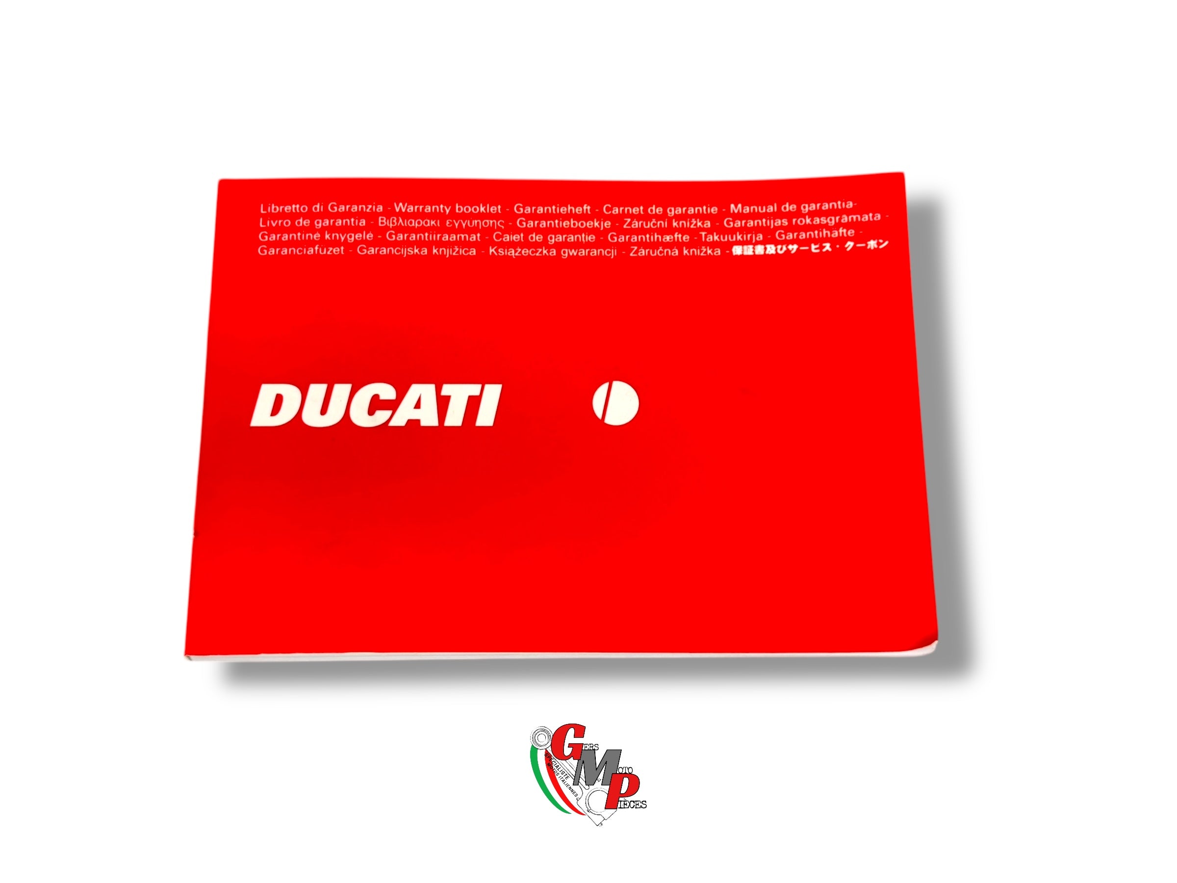Carnet de garantie - Ducati Tous modèles