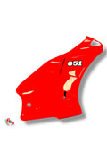 Right Fairing Side Panel Red Original - Ducati