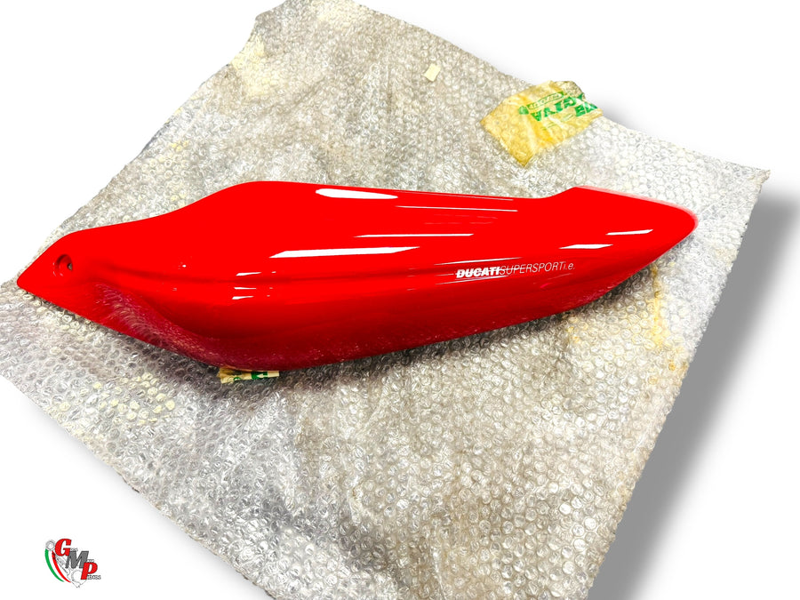 Left red underseat fairing NEW - Ducati