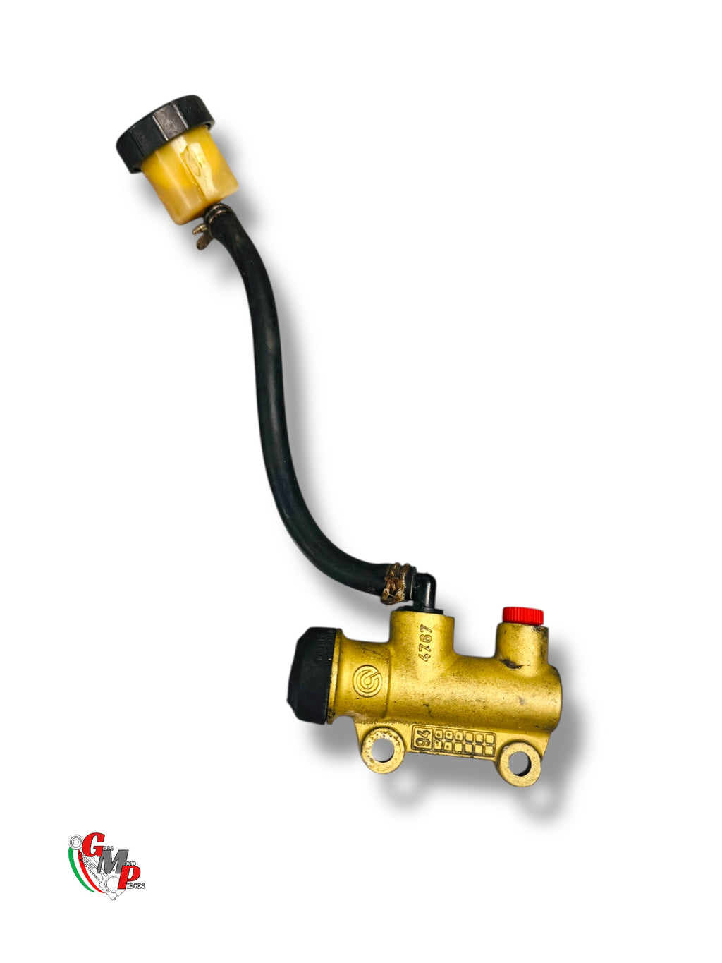 Black Rear Brake Master Cylinder and Reservoir - Ducati