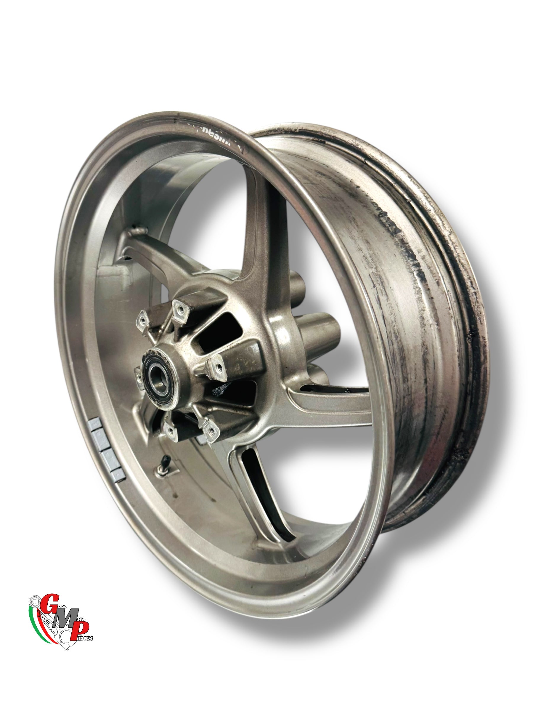 Jante arrière grise 5 branches - Ducati