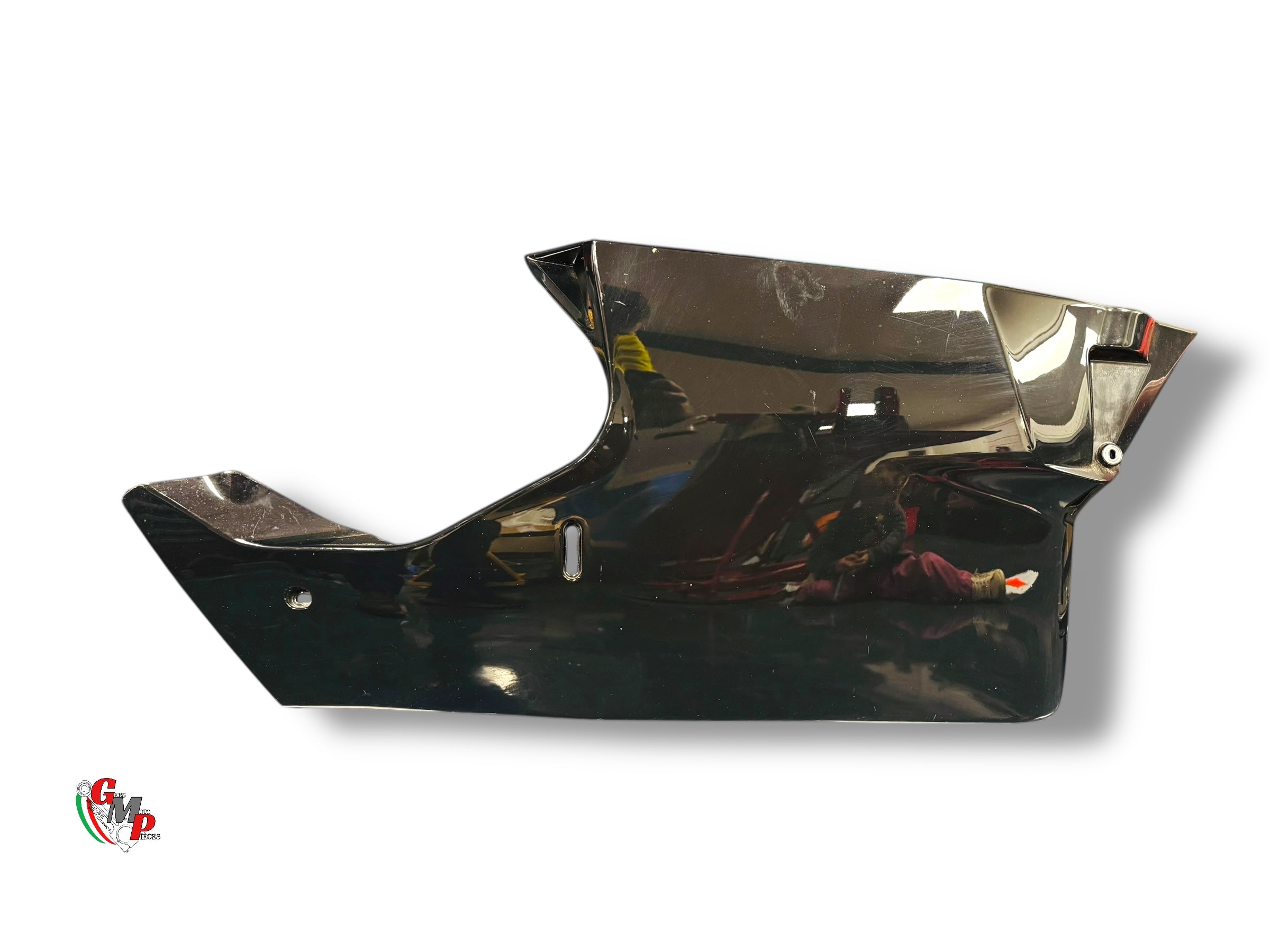 Carénage inférieur sabot droit noir brillant origine - Ducati