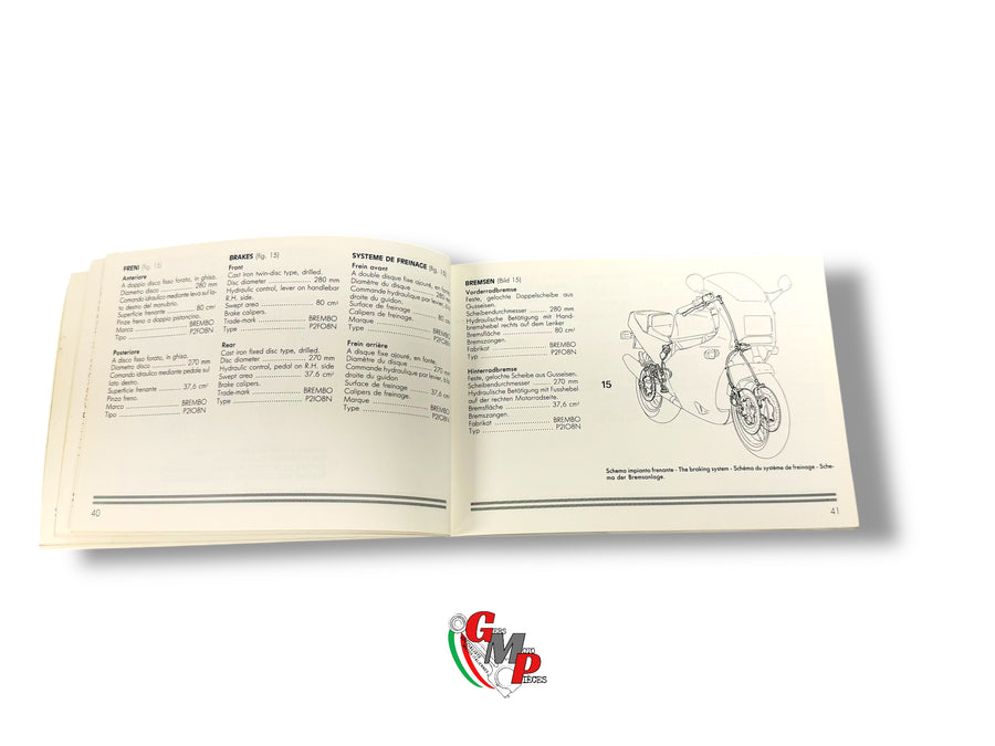 User and Maintenance Manual - Ducati 750 Sport