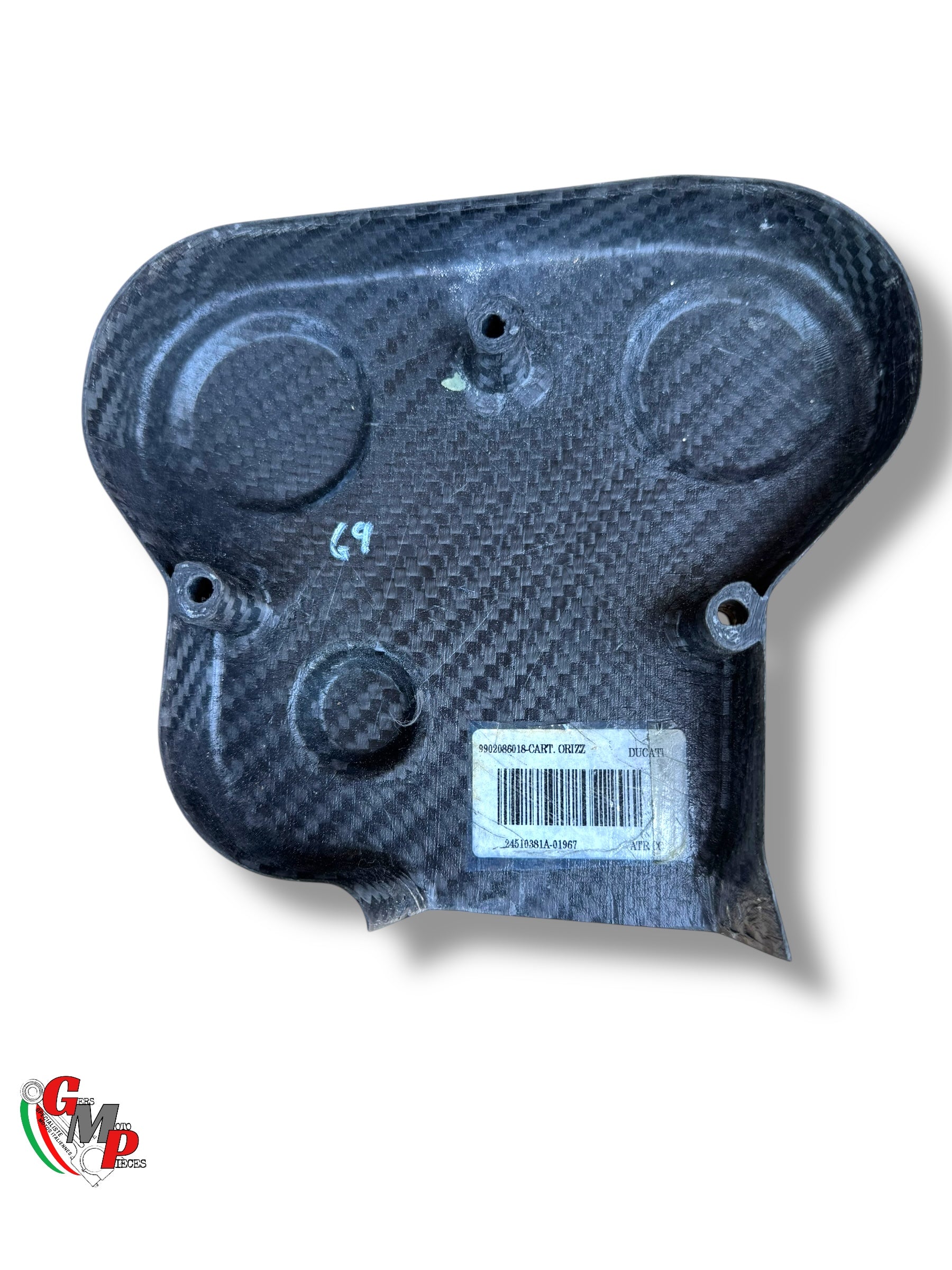 Cache courroie horizontal carbone Ducati Performance - Ducati