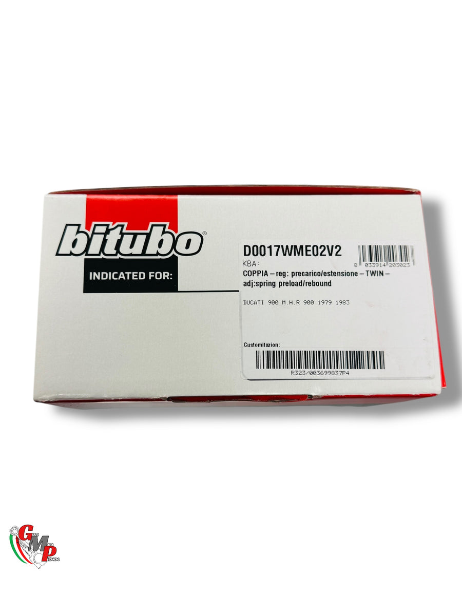 Rear Shock Absorber BITUBO WME02 V2 Black - Ducati 900 MHR 1979 - 1984