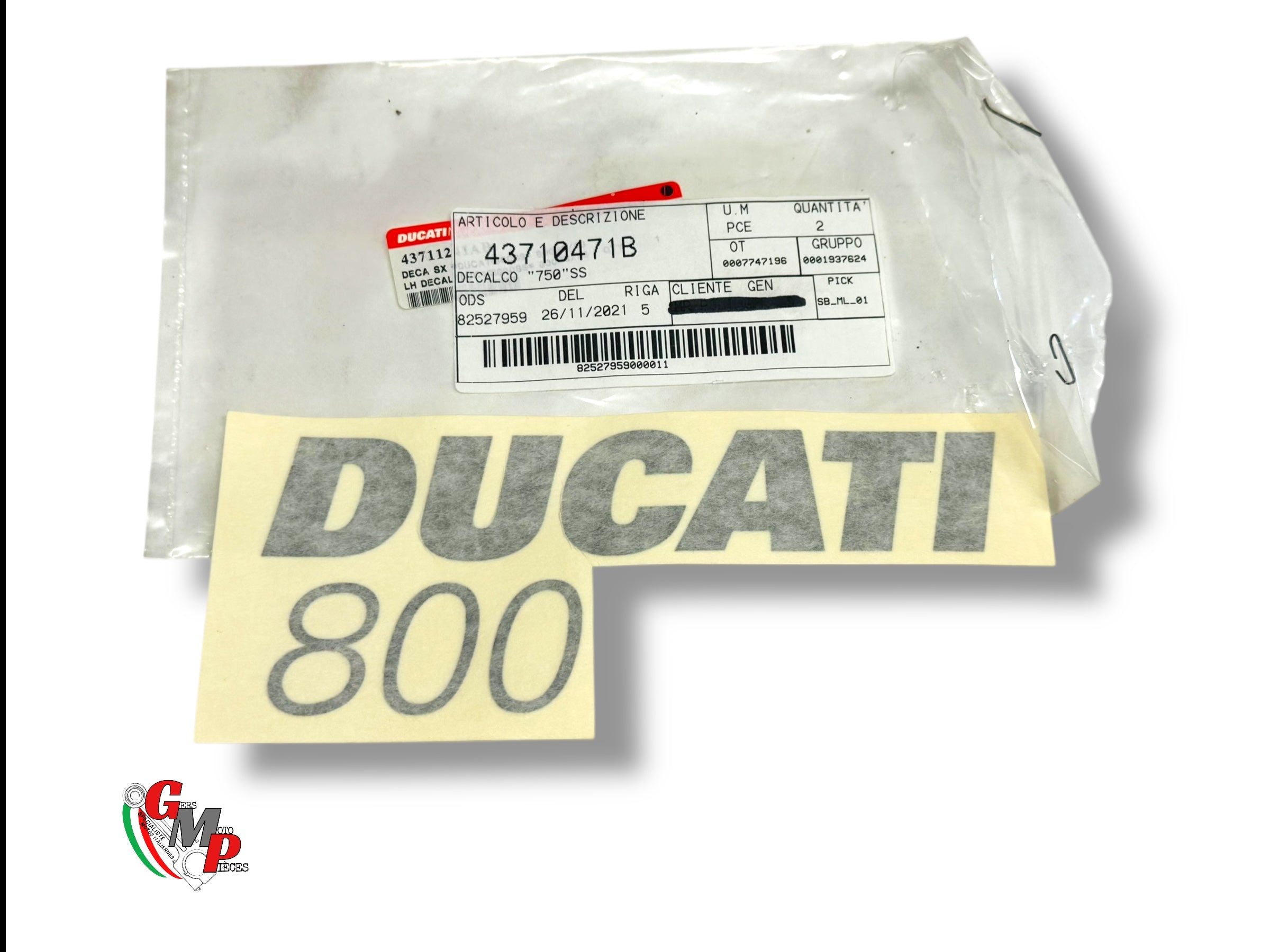 New Desmoquattro Sticker - Ducati