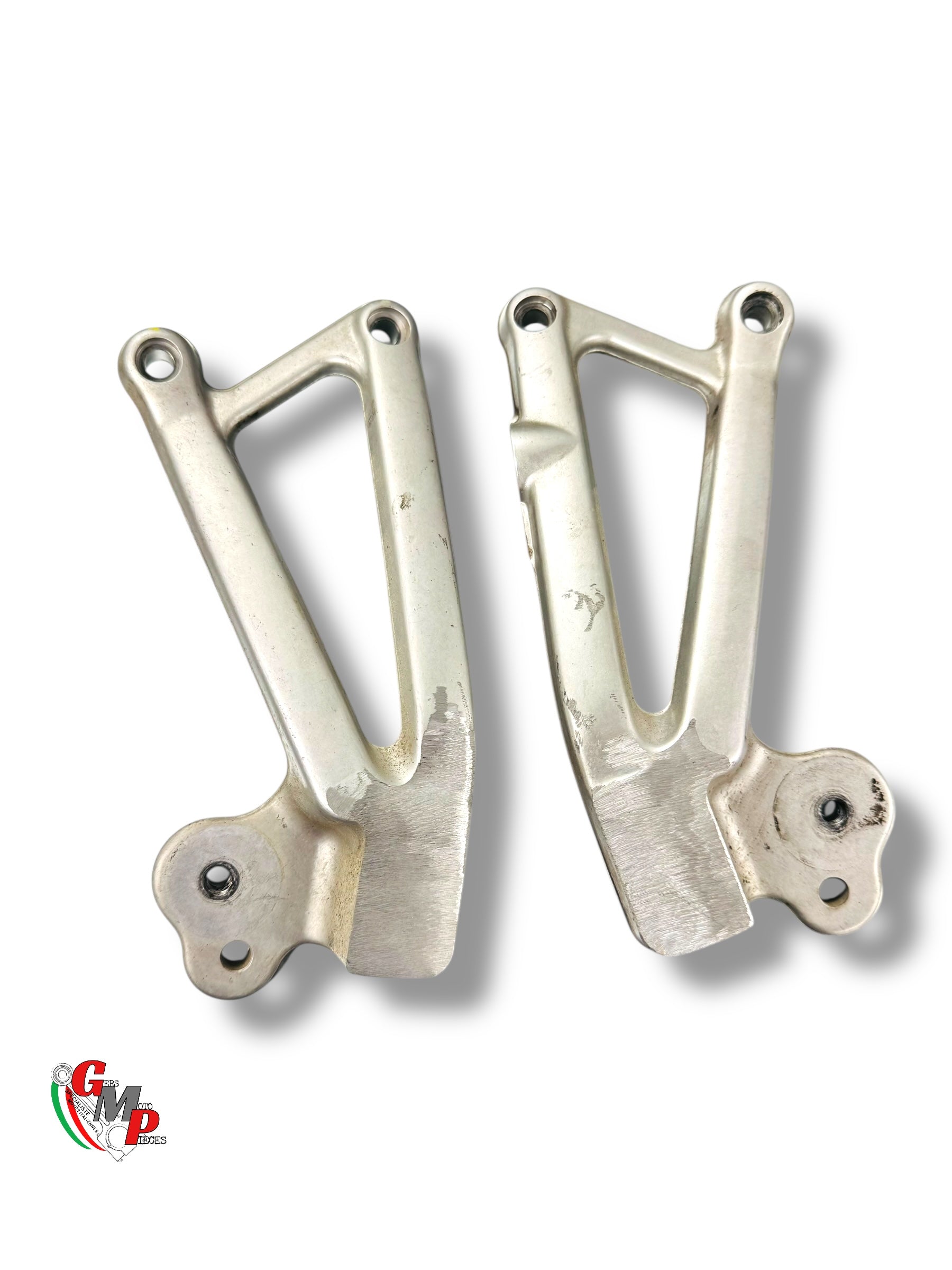 Pair of Passenger Footrest Plates - Ducati