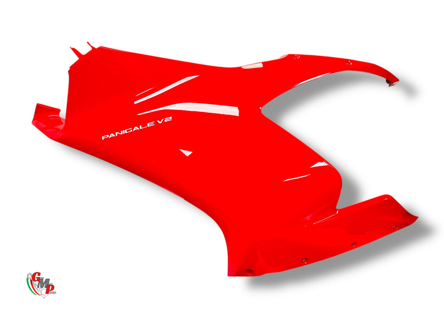 Upper left red fairing panel, genuine - Ducati