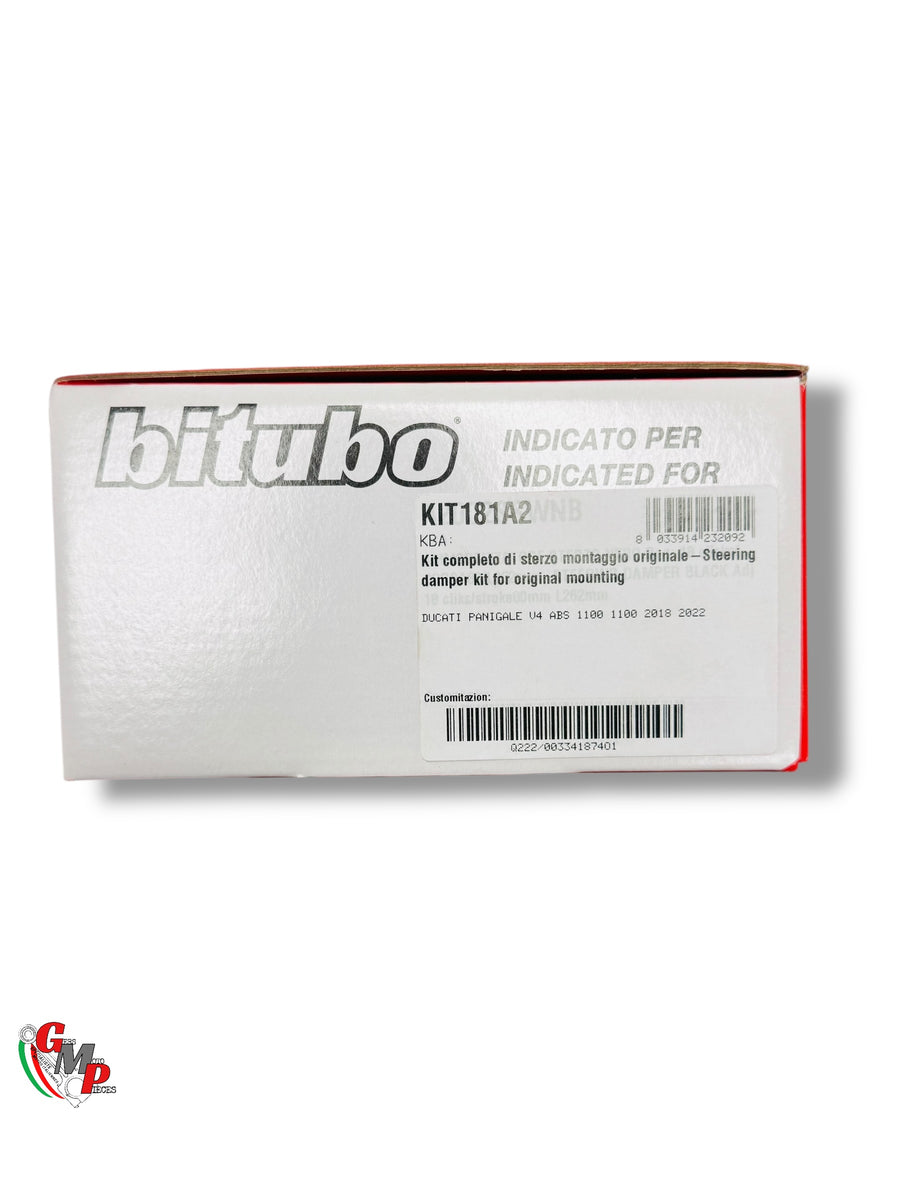 BITUBO Racing Steering Damper Kit Black NEW - Ducati