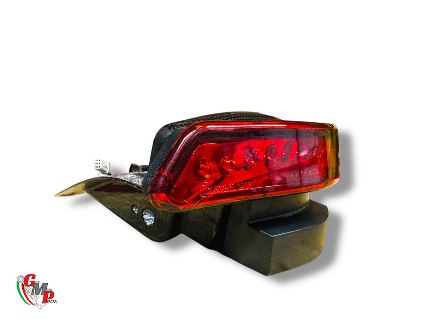 Used Carbon Racing Tail Light and Bracket Assembly - Ducati