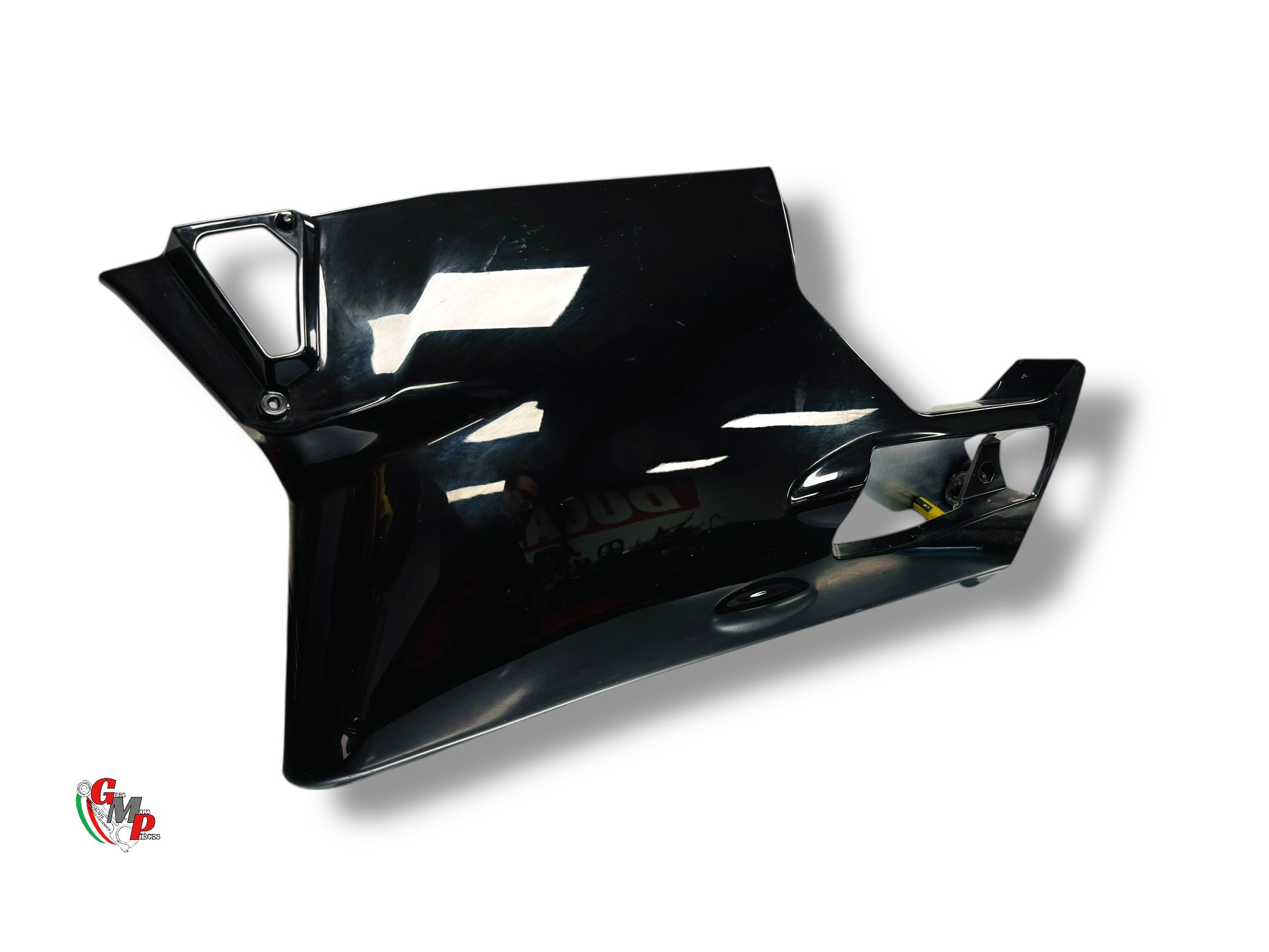 Carénage inférieur sabot gauche noir brillant origine - Ducati