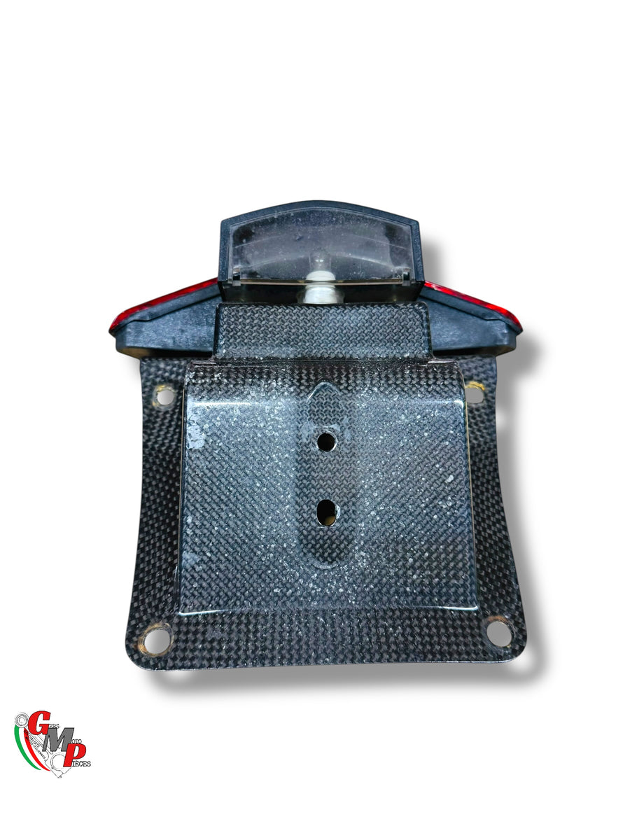 Used Carbon Racing Tail Light and Bracket Assembly - Ducati