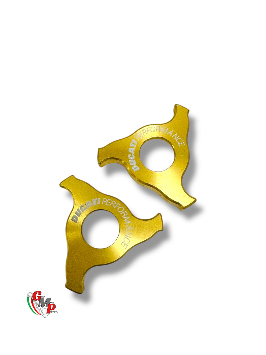 Fork adjustment knob anodized gold - Ducati Performance