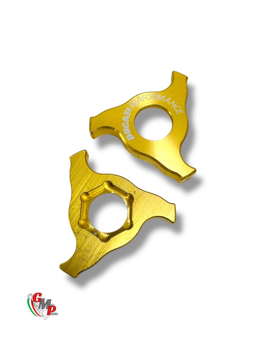 Fork adjustment knob anodized gold - Ducati Performance