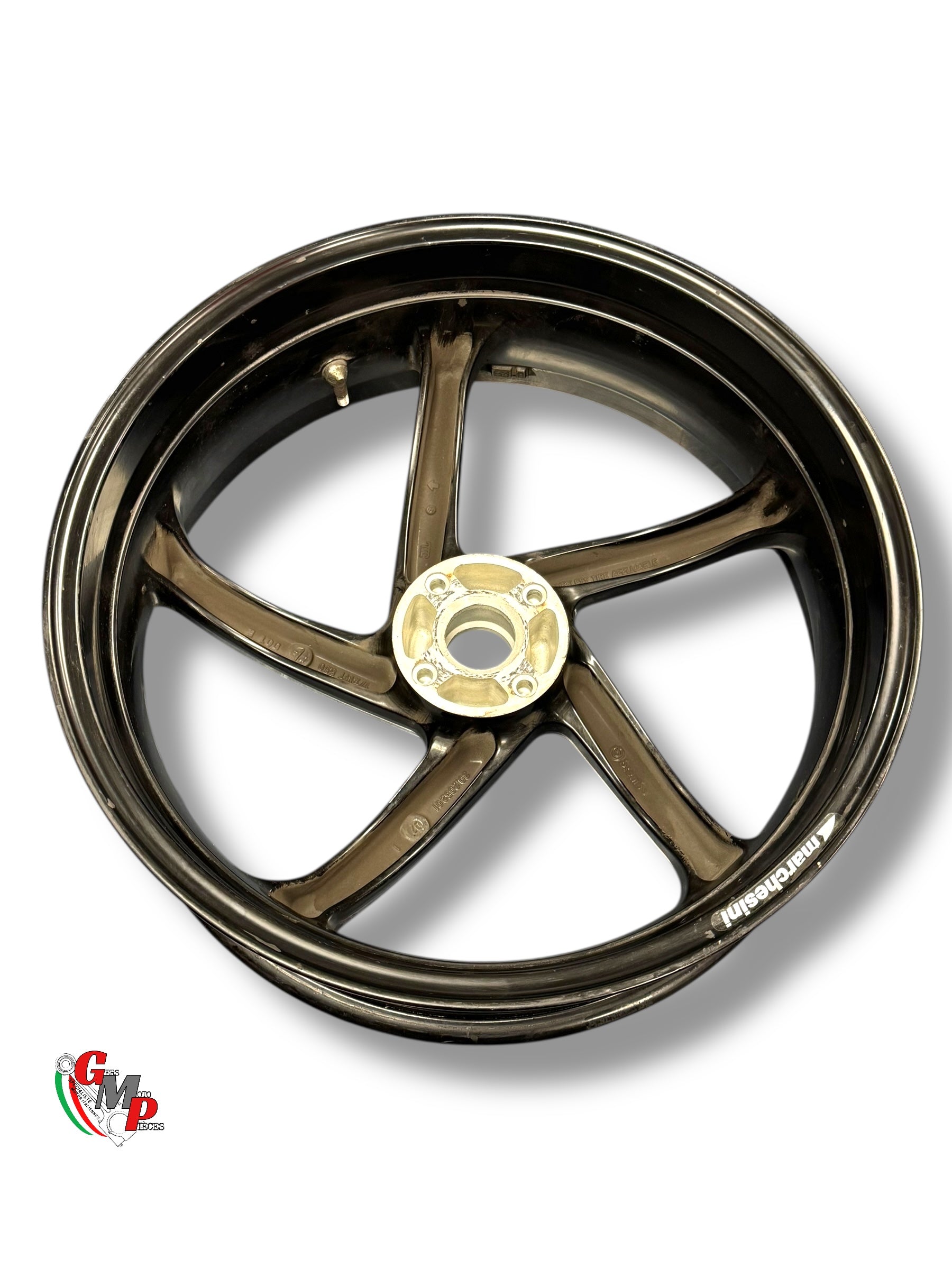 Rear 5-spoke black wheel - Ducati