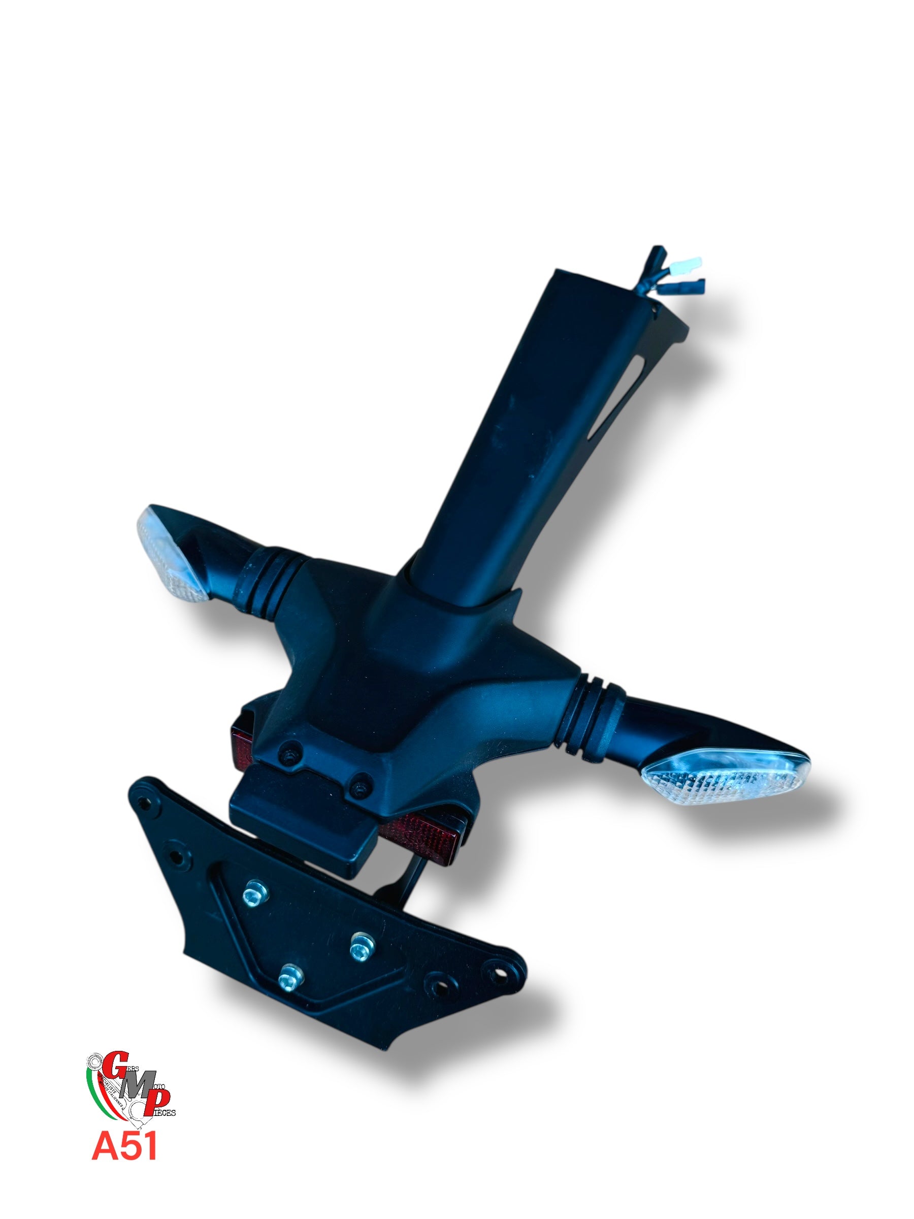 Support plaque immatriculation complet avec clignotant - Ducati