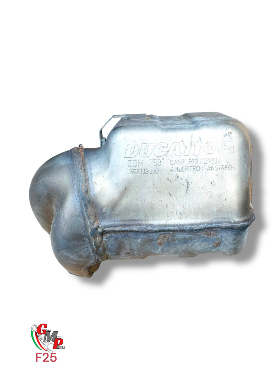 Original manifold catalytic converter - Ducati