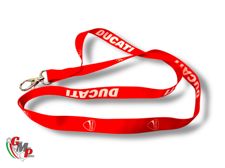 Original Ducati neck lanyard badge holder New