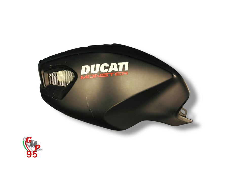 Left Tank Fairing Matt Black - Ducati
