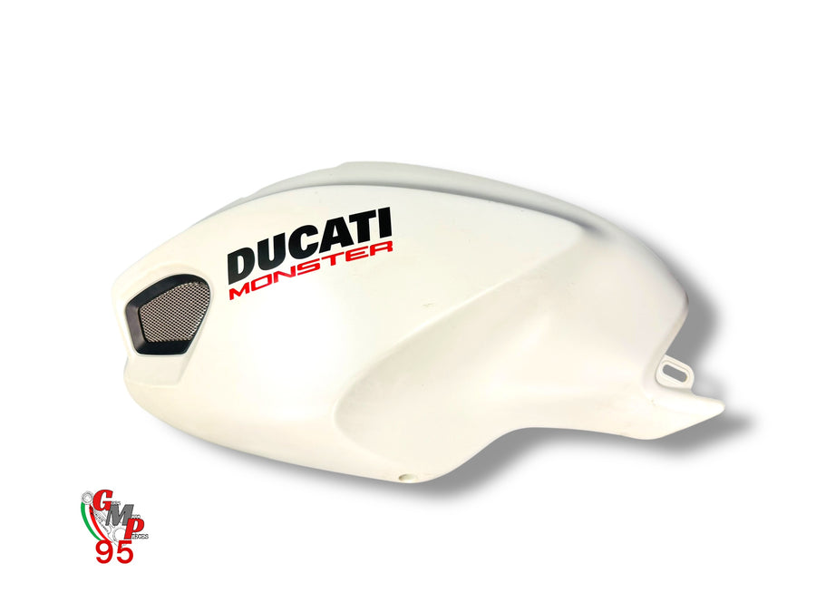 Tank fairing left MATT White - Ducati