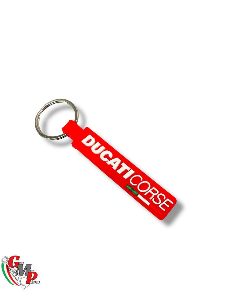 Original Ducati Corse rubber keyring New