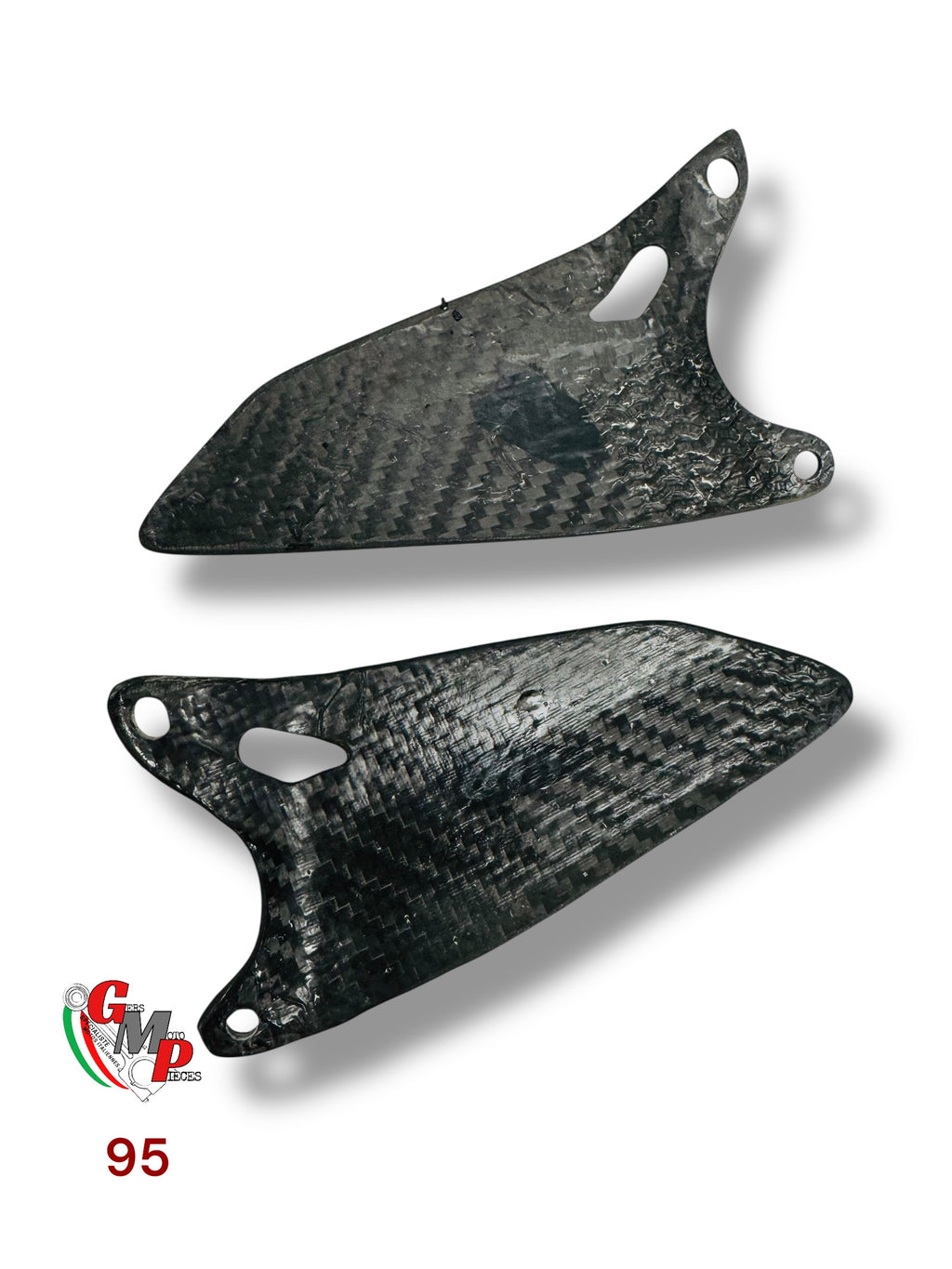 Pair of Heel Guards - Rider Footrests - Ducati Performance