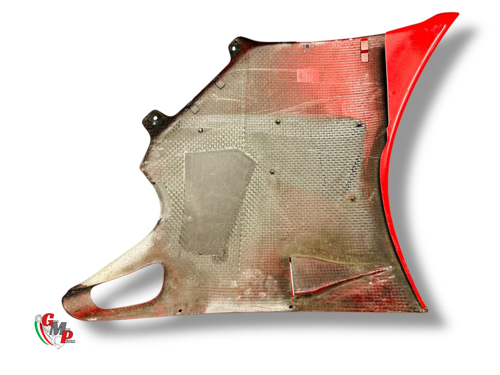 Red Left Carbon Fairing Panel - Ducati