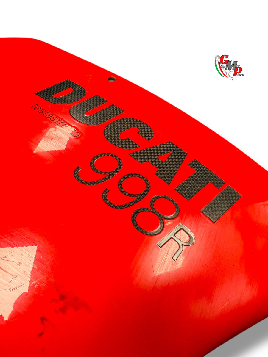 Right Red Carbon Fairing Flap - Ducati