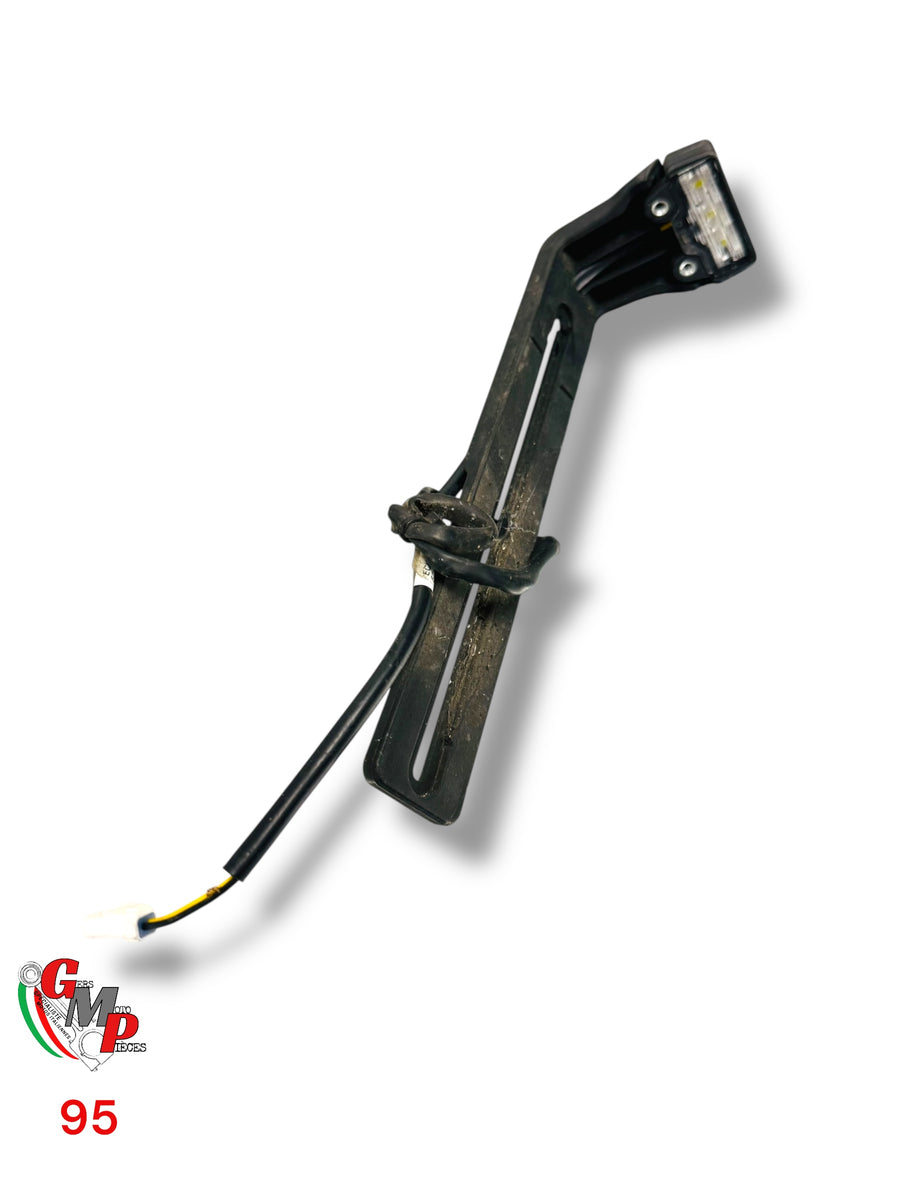 License plate holder with lighting - Ducati