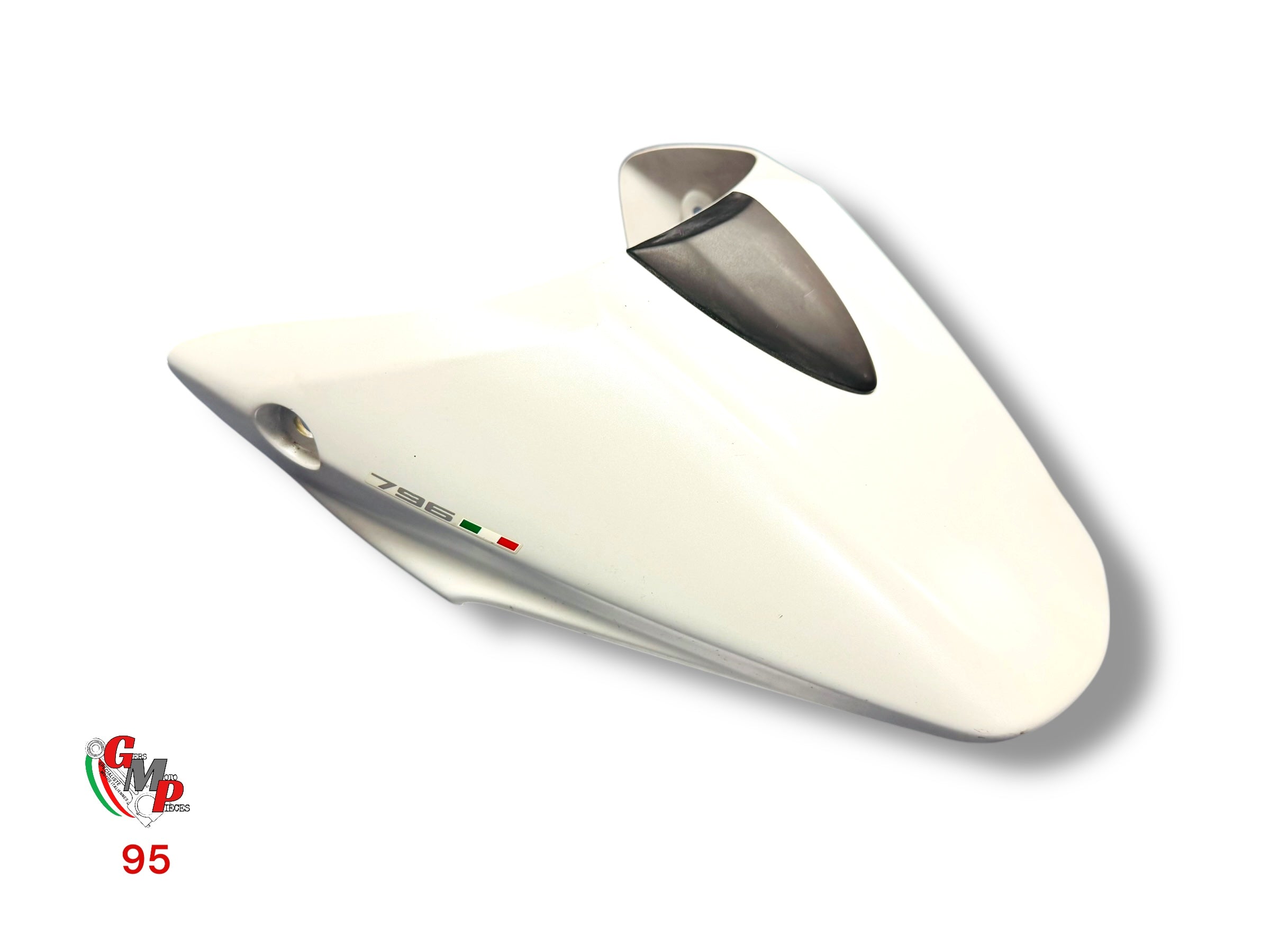 Capot de selle blanc - Ducati