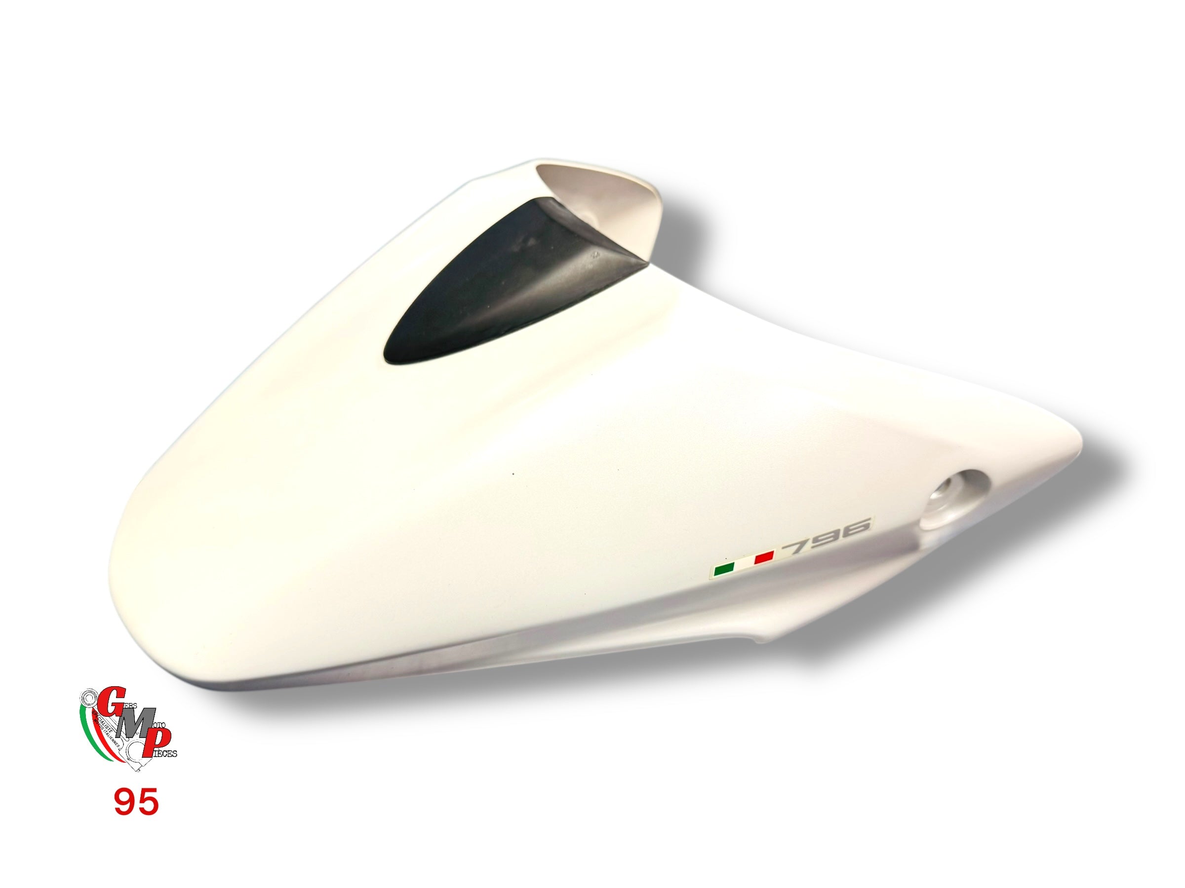 Capot de selle blanc - Ducati