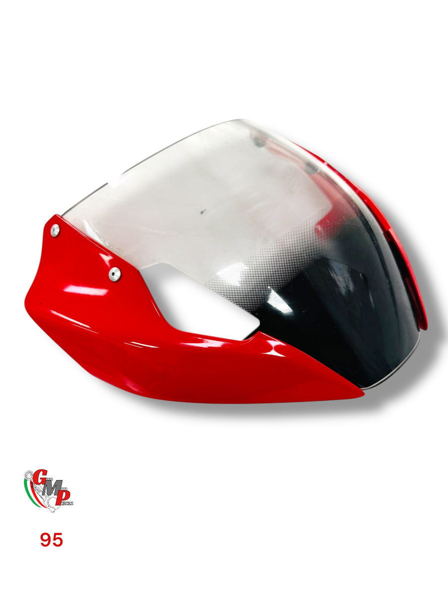 Original red headlight fairing bubble - Ducati