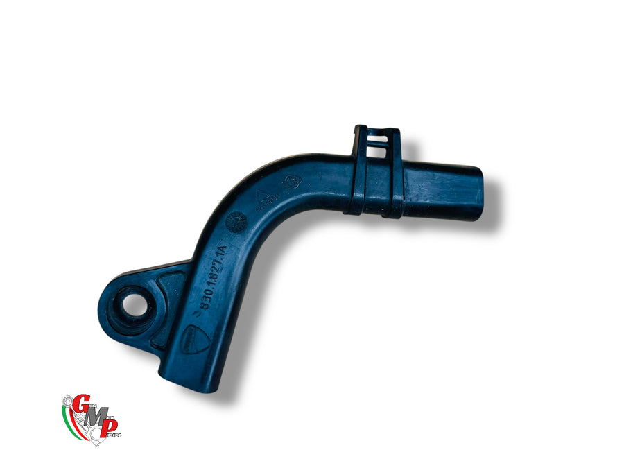 Hose routing under the swingarm - Ducati