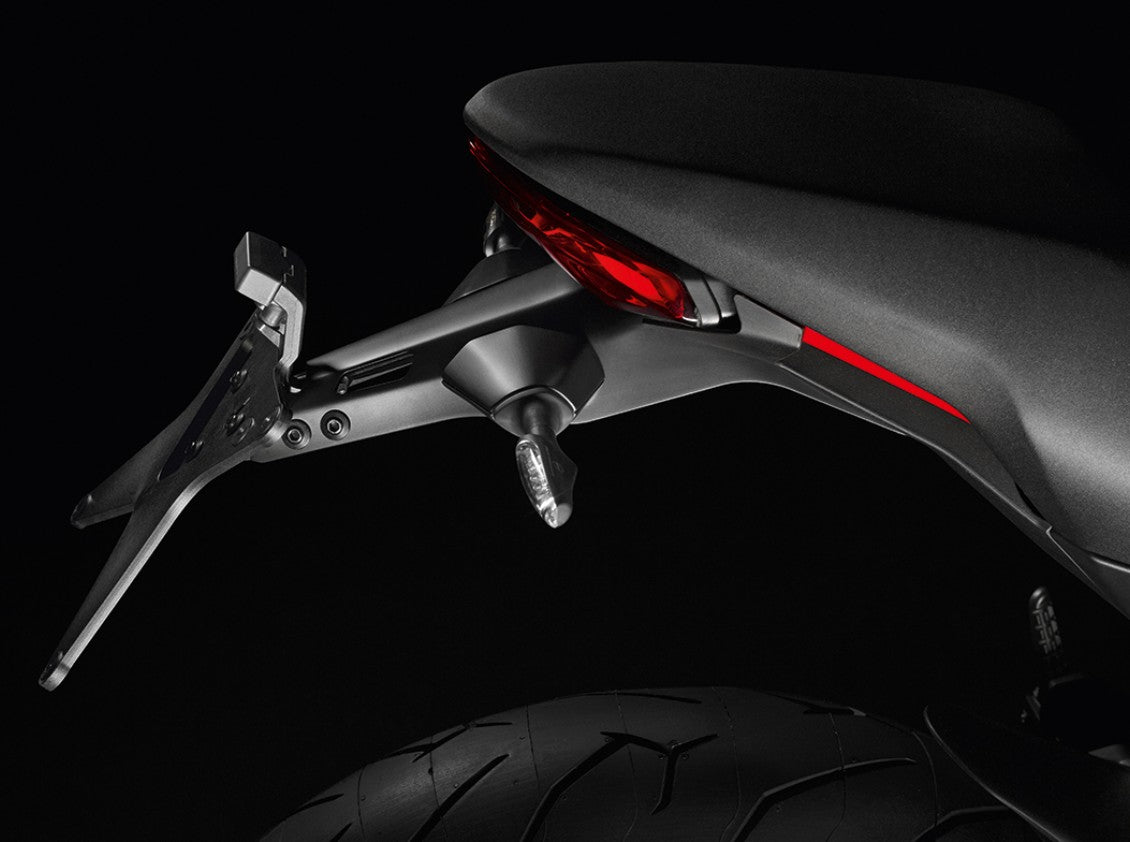 Ducati Performance License Plate Holder in Full Aluminum - Ducati Monster 1200 821 final cor