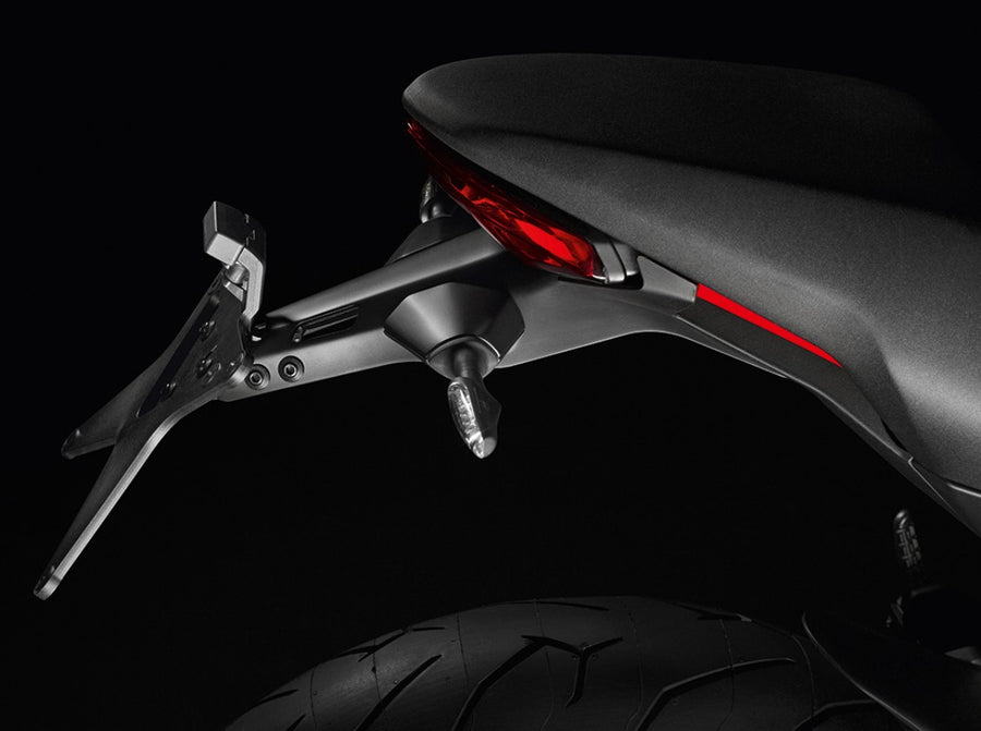 Ducati Performance License Plate Holder in Full Aluminum - Ducati Monster 1200 821 final cor