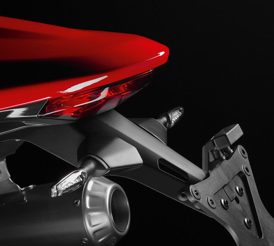 Ducati Performance License Plate Holder in Full Aluminum - Ducati Monster 1200 821 final cor