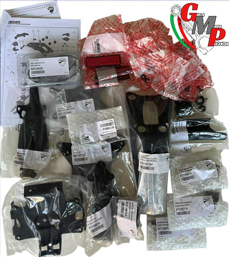 Ducati Performance License Plate Holder in Full Aluminum - Ducati Monster 1200 821 final cor