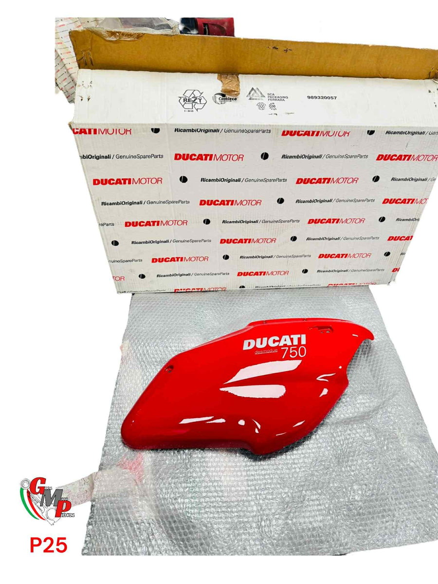 Right red semi-faired side panel NEW - Ducati