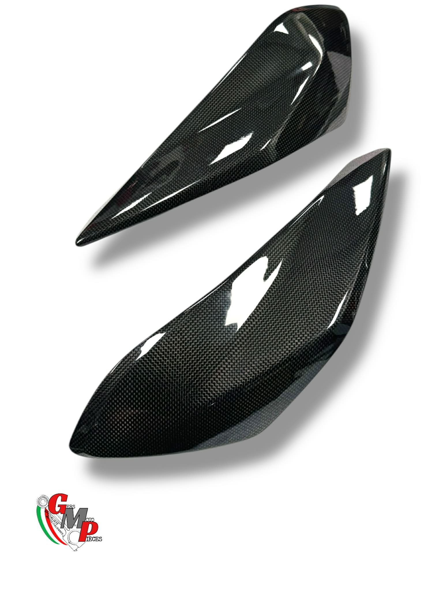 Paire de caches échappements carbone NEUF - Ducati