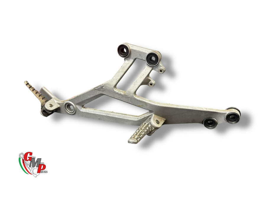 Right Footrest Plate Black - Ducati